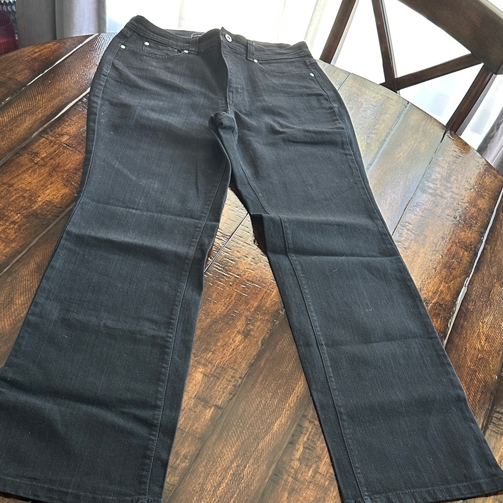 Charter Club Black Curvy Bootcut Jeans